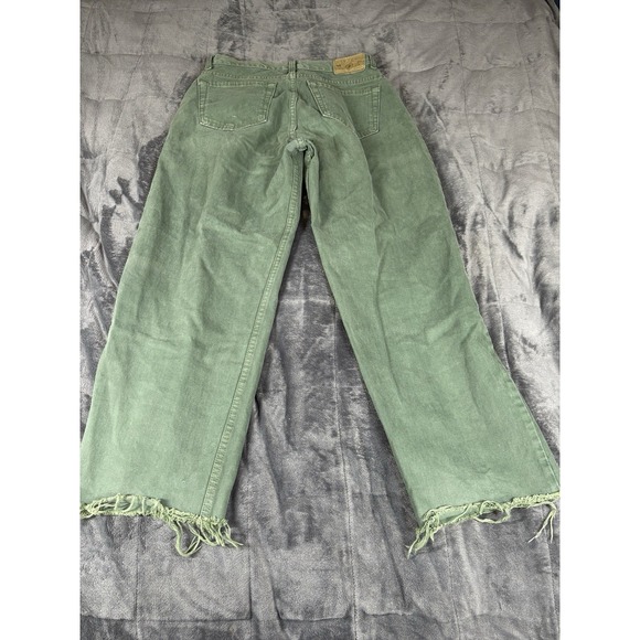 Vintage Gap Jeans Women's Green High Rise Classic Straight Leg Jeans Size‎ 30X34 - Picture 6 of 8